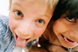 kids tongues kids showing their tongues